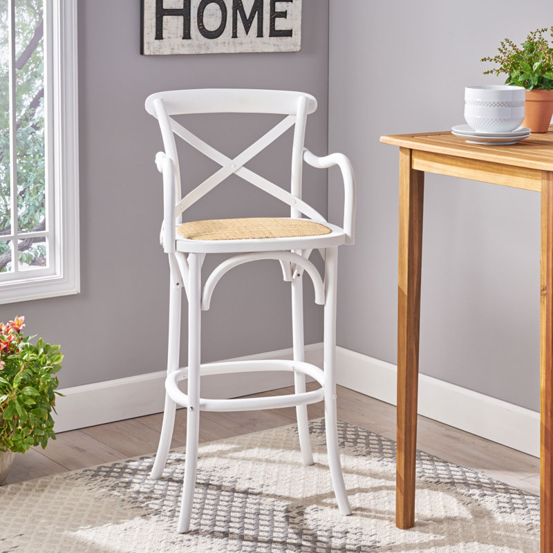 Bayou Breeze Parra Wooden 31" Bar Stool & Reviews Wayfair